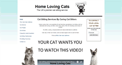 Desktop Screenshot of homelovingcats.com